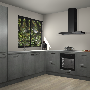 Beton Parelgrijs keuken Benidorm 51825