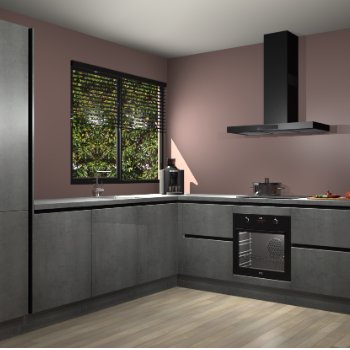 Beton Parelgrijs greeploze keuken Benidorm 51826