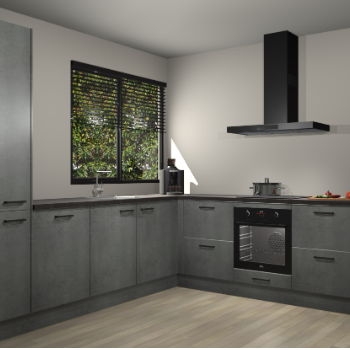 Beton Parelgrijs keuken Benidorm 51831