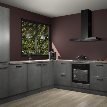 Beton Parelgrijs keuken Benidorm 51943