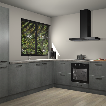 Beton Parelgrijs keuken Benidorm 51944