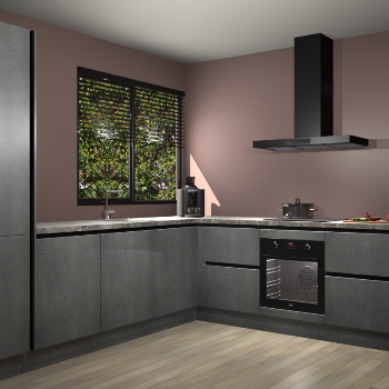 Beton Parelgrijs greeploze keuken Benidorm 51945