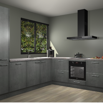 Beton Parelgrijs keuken Benidorm 51946