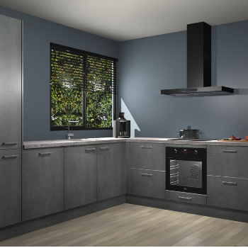 Beton Parelgrijs keuken Benidorm 51947