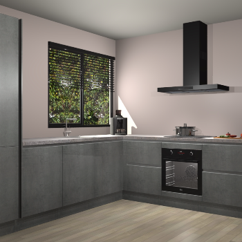 Beton Parelgrijs greeploze keuken Benidorm 51948