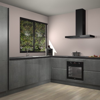 Beton Parelgrijs greeploze keuken Benidorm 51966