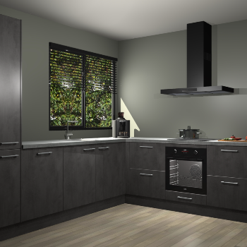 Beton Antraciet keuken Benidorm 52019