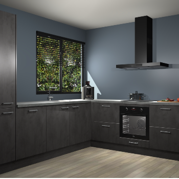 Beton Antraciet keuken Benidorm 52020