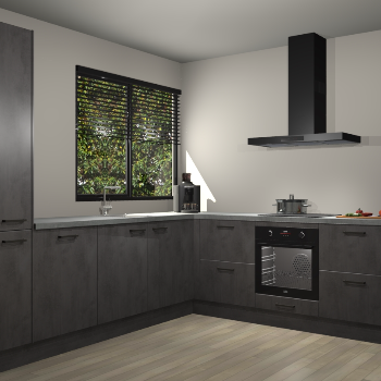 Beton Antraciet keuken Benidorm 52023