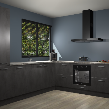 Beton Antraciet keuken Benidorm 52075