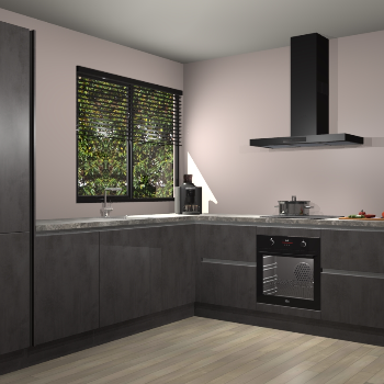 Beton Antraciet greeploze keuken Benidorm 52076