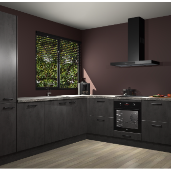 Beton Antraciet keuken Benidorm 52077