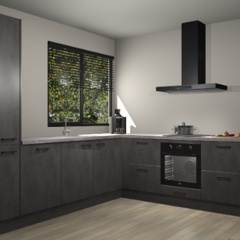 Beton Antraciet keuken Benidorm 52087