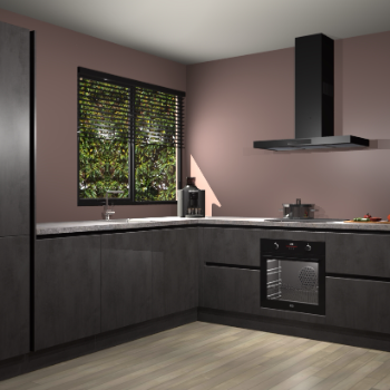 Beton Antraciet greeploze keuken Benidorm 52088