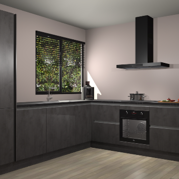 Beton Antraciet greeploze keuken Benidorm 52103