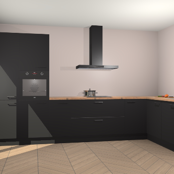 Zwarte keuken Napels 47961