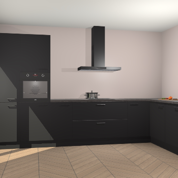 Zwarte keuken Napels 47897