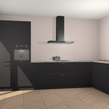 Zwarte keuken Napels 47939