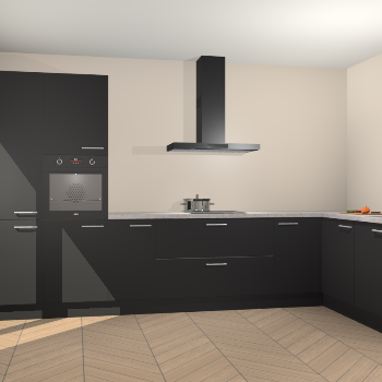 Zwarte keuken Napels 47942