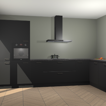 Zwarte keuken Napels 47953