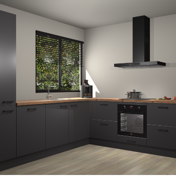 Onyxgrijze keuken Benidorm 49503