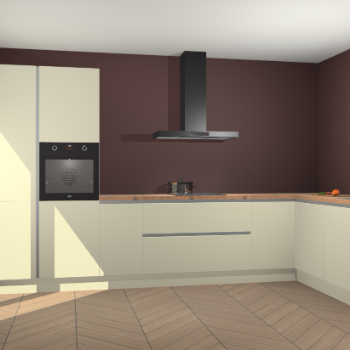 Magnolia greeploze keuken Napels 48141