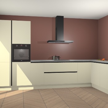 Magnolia greeploze keuken Napels 48156