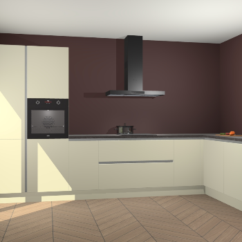 Magnolia greeploze keuken Napels 48392