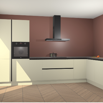 Magnolia greeploze keuken Napels 48395