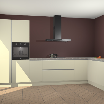 Magnolia greeploze keuken Napels 48166