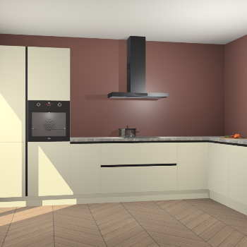 Magnolia greeploze keuken Napels 48174