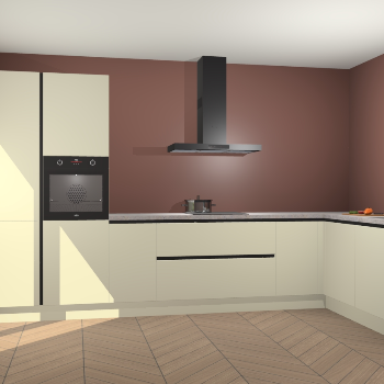 Magnolia greeploze keuken Napels 48162