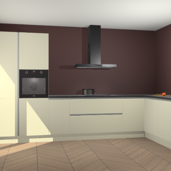 Magnolia greeploze keuken Napels 48398