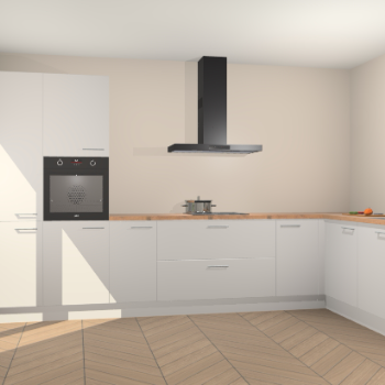 Zijdegrijze keuken Napels 48522