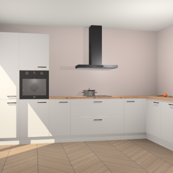 Zijdegrijze keuken Napels 48525