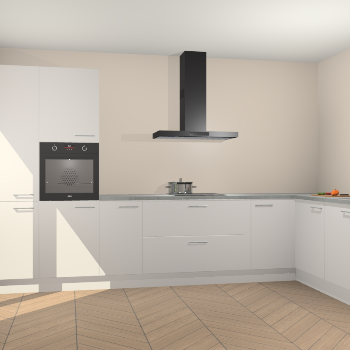 Zijdegrijze keuken Napels 48540