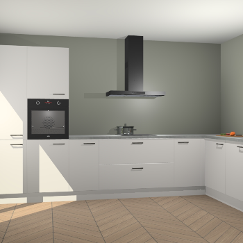 Zijdegrijze keuken Napels 48544