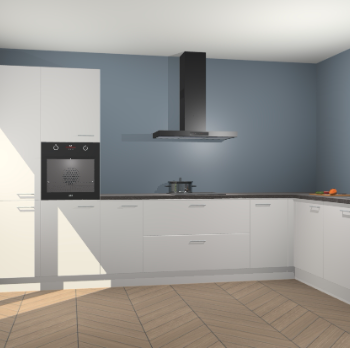 Zijdegrijze keuken Napels 48547