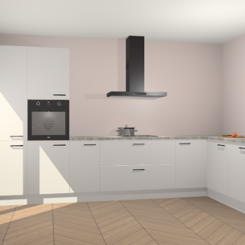 Zijdegrijze keuken Napels 48556