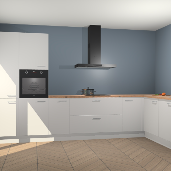 Zijdegrijze keuken Napels 48560