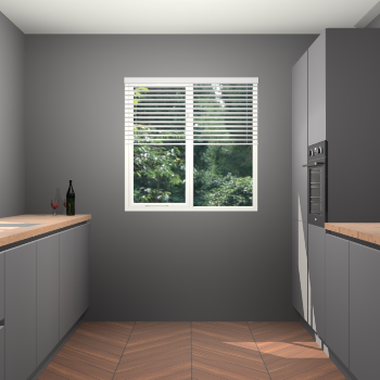 Onyxgrijze greeploze keuken Lusaka 43979