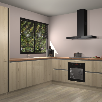 Vuren greeploze keuken Benidorm 51318