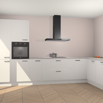 Zijdegrijze keuken Napels 48576