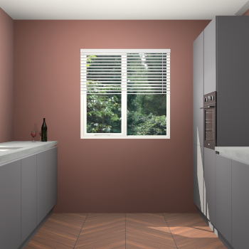 Onyxgrijze greeploze keuken Lusaka 44025