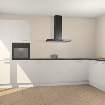 Zijdegrijze keuken Napels 48579