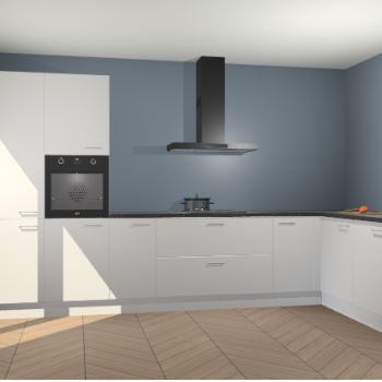 Zijdegrijze keuken Napels 48580