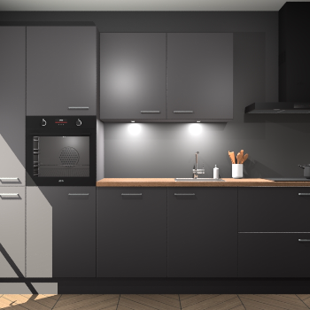 Onyxgrijze keuken Groenland 44146