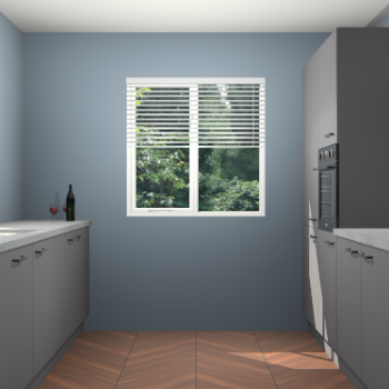 Onyxgrijze keuken Lusaka 44027