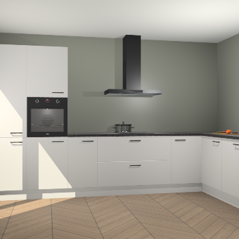 Zijdegrijze keuken Napels 48582