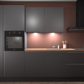 Onyxgrijze greeploze keuken Groenland 44147